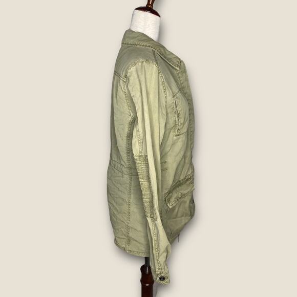 Women’s Scotch & Soda green military field jacket, barn coat size 2 small - Picture 3 of 9